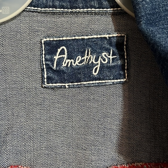 Amethyst blue Jean jacket - Picture 4 of 4